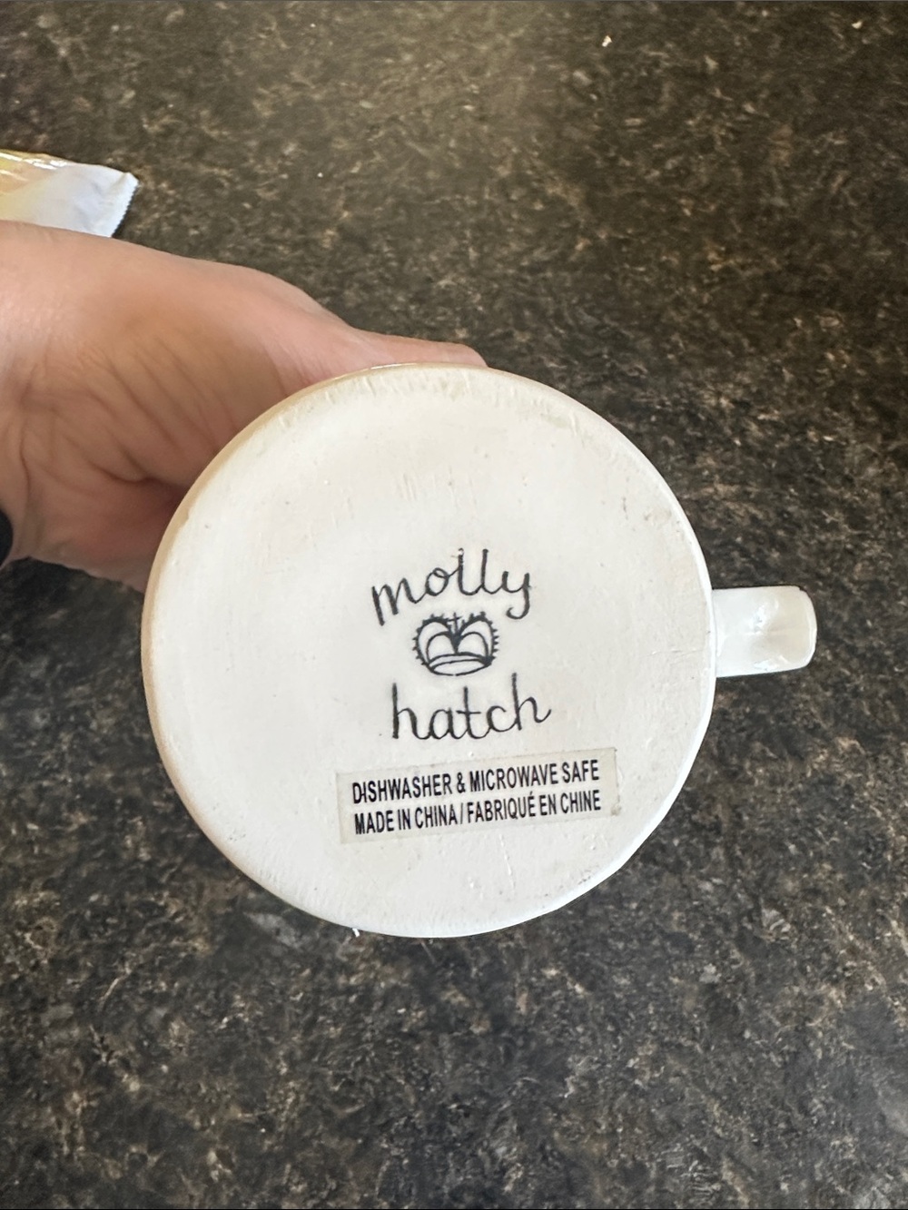 Molly Hatch for Anthropologie monogram ‘C’ mug EUC - Picture 4 of 7